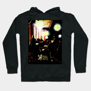 JJ Cool Beans Cafe at Night Hoodie